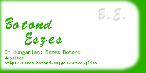 botond eszes business card